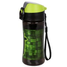sarcia.eu PIXEL STEKLENIČKA ZA VODO z ustnikom za igralca ZA GAMER, ŠOLSKA STEKLENIČKA IZ TRITAN za dečka 450ml 