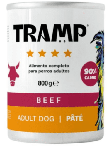  Tramp pašteta za odrasle pse z govedino, 6 x 800 g
