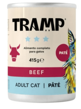 Tramp pašteta za odrasle mačke z govedino, 8 x 415 g