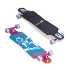 Muuwmi Longboard Compact ABEC 7 SPACE, z osvetljenimi kolesi