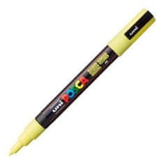 Uni-ball Posca akrilni marker PC-3M, 0,9 - 1,3 mm, pastelno rumen (tanka okrogla konica)