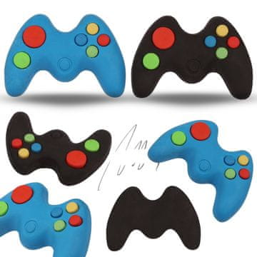 sarcia.eu GAMEPAD Radirka za igralni krmilnik za dečka, radirka za igralca Gamer 3D