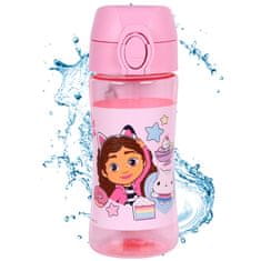 DreamWorks Gabby's Dollhouse STEKLENICA ZA VODO z ustnikom, TRITAN ŠOLSKA STEKLENIČKA za deklice 450ml 