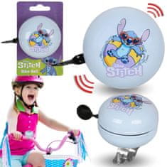 Disney DISNEY Stitch KOVINSKI zvonec za KRMILO kolesa za otroke, piščalka za kolo 6 cm 