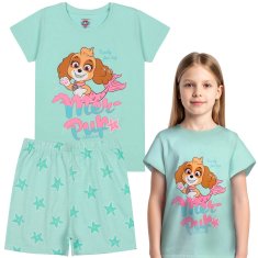 Paw Patrol Paw Patrol Skye Dekliška BOMBAŽNA DVODELNA pižama ZA POLETJE s kratkimi rokavi 100% bombaž 98cm