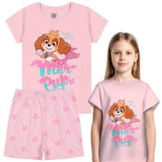 Paw Patrol Paw Patrol Skye BOMBAŽNA, rožnata DVODELNA pižama ZA POLETJE s kratkimi rokavi 100 % BOMBAŽ 92cm