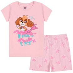 Paw Patrol Paw Patrol Skye BOMBAŽNA, rožnata DVODELNA pižama ZA POLETJE s kratkimi rokavi 100 % BOMBAŽ 92cm