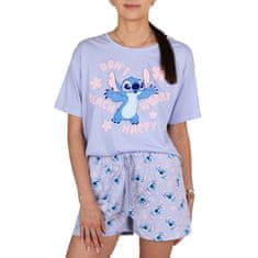 Disney DISNEY Stitch BOMBAŽNA pižama, dvodelna ZA POLETJE s kratkimi rokavi 100 % BOMBAŽ XS