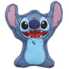 Disney DISNEY Stitch MEHKA okrasna VELURNA blazina, oblikovana blazina za otroško sobo 35x30cm OEKO-TEX 