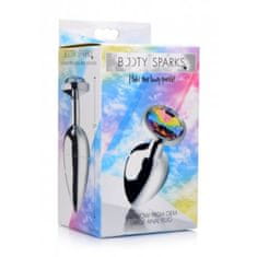 Booty Sparks Analni čep Rainbow Gem, velik