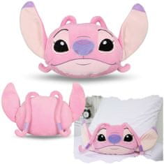 Disney DISNEY Stitch in Angel Okrasna blazina, dekorativna 3D, roza OBLIKOVANA BLAZINA 31x41 cm OEKO-TEX 