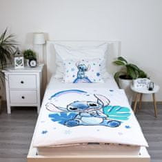 Disney DISNEY Stitch Bombažna posteljnina z zadrgo, posteljnina za malčke, otroška posteljnina, 100% bombaž, Oeko-Tex 100x135cm+40x60cm