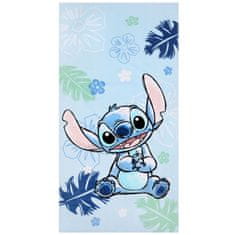Disney Stitch DISNEY HITRO SUŠEČA se brisača za plažo, otroška BOMBAŽNA kopalna brisača 70x140 cm OEKO-TEX