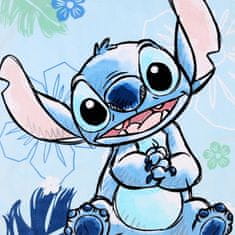 Disney Stitch DISNEY HITRO SUŠEČA se brisača za plažo, otroška BOMBAŽNA kopalna brisača 70x140 cm OEKO-TEX
