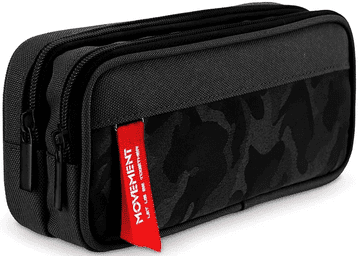 Camerazar Večnamenski Dvokomorni Organizator Moro Classic, Črna Poliester, 22.5x11x7 cm