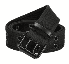 Camerazar Taktični vojaški pas SURVIVAL Unisex, črn, polipropilenski najlon, 120x3,7 cm