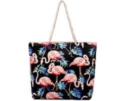 Camerazar VELIKA ŽENSKA NAKUPNA TORBA flamingo prostorna plažna torba SHOPPER