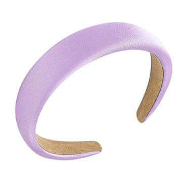Flamenco Mystique Čelna kapa Charlotte z vijoličnim turbanom, premer 12,5 cm, širina 3,5 cm
