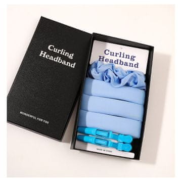 Flamenco Mystique Previjalnik za lase brez toplote, 100 cm, z gumicami in sponko