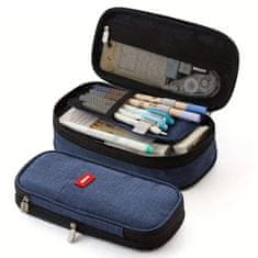 Flamenco Mystique Velik ustni dvokomorni etui, granatne barve, 100% poliester, 22,5 x 10 x 6,5 cm