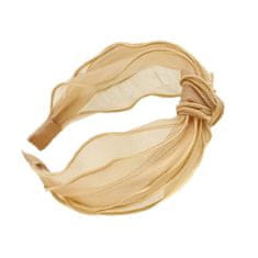 Flamenco Mystique Čelna kapa Turban O416K, premer 11 cm, širina 5,5 cm
