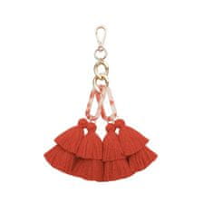 Flamenco Mystique Velikanski obesek za ključe s frfotcem XXL, dolžina 19 cm, barva BRL40KOR