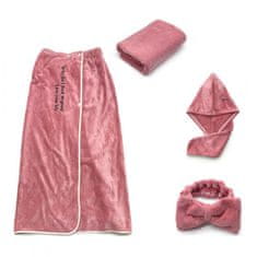 Flamenco Mystique Čtiridelni Wellness Set iz Mikrovlaken, 65x25 cm, Teža 630 g