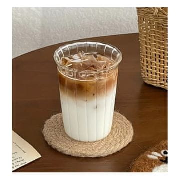 Flamenco Mystique Skodelica za kavo in napitke z utorom, mavrična, 420 ml, 12x8,5 cm