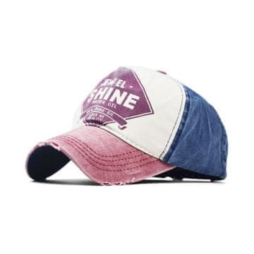 Flamenco Mystique Modna baseball kapa CZ24, Velikost 56-60 cm, Skupna dolžina 28 cm, Višina 14 cm