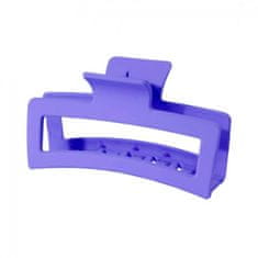 Flamenco Mystique Velika temno vijolična sponka za lase XL, 13 cm, kov in plast