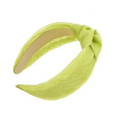 Flamenco Mystique Turbant Čelna kapa O418LEM, Premer 11 cm, Širina 5,5 cm