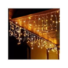 Flamenco Mystique LED luči icicle 300, utripajoči učinek, topla bela, dolžina 14 m
