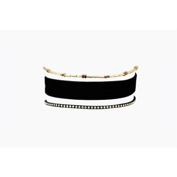 Flamenco Mystique Obešalnik Choker Boho Festival N527, Splošni kov, Dolžina 30+8 cm, Brez niklja in krompirja