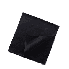 Camerazar Mikrofiber krpa za očala in telefon, 5 kosov, črna, 15 x 18 cm