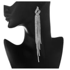 Flamenco Mystique Antialergične kristalni uhani K1626S, umetni, dolžina 15,6 cm - širina 1,8 cm