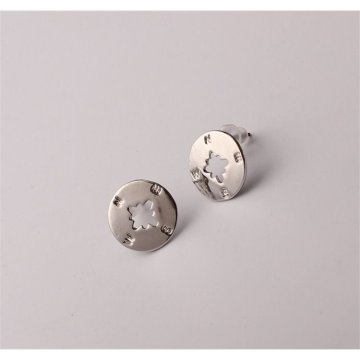 Flamenco Mystique Natančne uhane Vetrovne Vrtnice, Srebro, Premer 1,3 cm, iz Občutnih Kovin