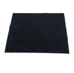 Camerazar Mikrofiber krpa za očala in telefon, 5 kosov, črna, 15 x 18 cm