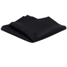 Camerazar Mikrofiber krpa za očala in telefon, 5 kosov, črna, 15 x 18 cm