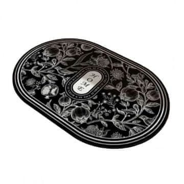 Flamenco Mystique Vintage cvetlični kopalni preproga, 60x90 cm, poliester, nedrseča spodnja stran