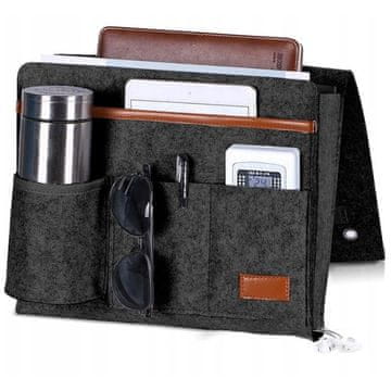 Flamenco Mystique Plsten organizator ORM03GRAF-FILC, grafitna barva, 32x29 cm