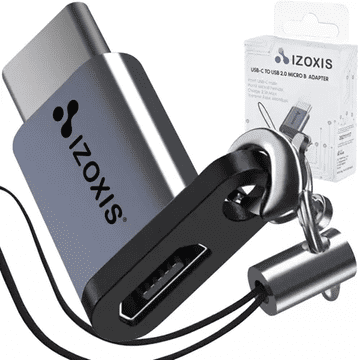 Izoxis USB-C - USB mikro B 2.0 adapter