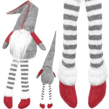 Ruhhy Sedeči siv škratek