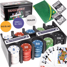 Malatec Poker set TEXAS 23539