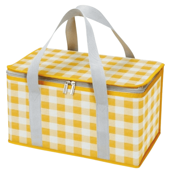 Camerazar Termo ovitek za živila LUNCH BOX karirast velik