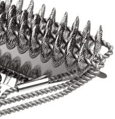 Camerazar Žaroodporna nerjaveča jeklena ščetka za žar 2 v 1