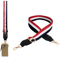 Camerazar Nastavljivi ženski pas za nahrbtnik, širok 38 mm, poliester, zlat kovinski deli