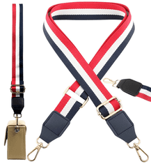 Camerazar Nastavljivi ženski pas za nahrbtnik, širok 38 mm, poliester, zlat kovinski deli