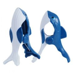 Flamenco Mystique Spona za držanje brisača Orka KLP04, 11 cm, 2 komada