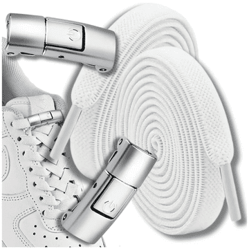 Camerazar Elastične bele vezice brez vezanja, univerzalne