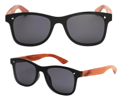 Camerazar Moške športne polarizirane očala, črna z bambusovimi lečami, UV filter 400 kat. 3